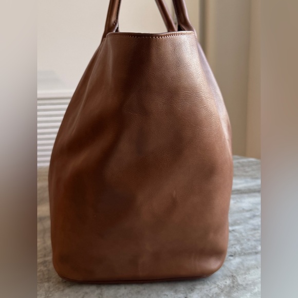 GABRIELA HEARST Mcewan Tote XL Oversized Brown Carryon Leather Bag Shopper Jumbo - Picture 6 of 16